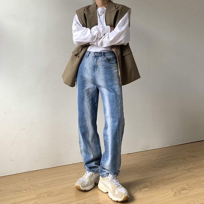 GRADIENT DENIM PANTS - INTOHYPEZONE