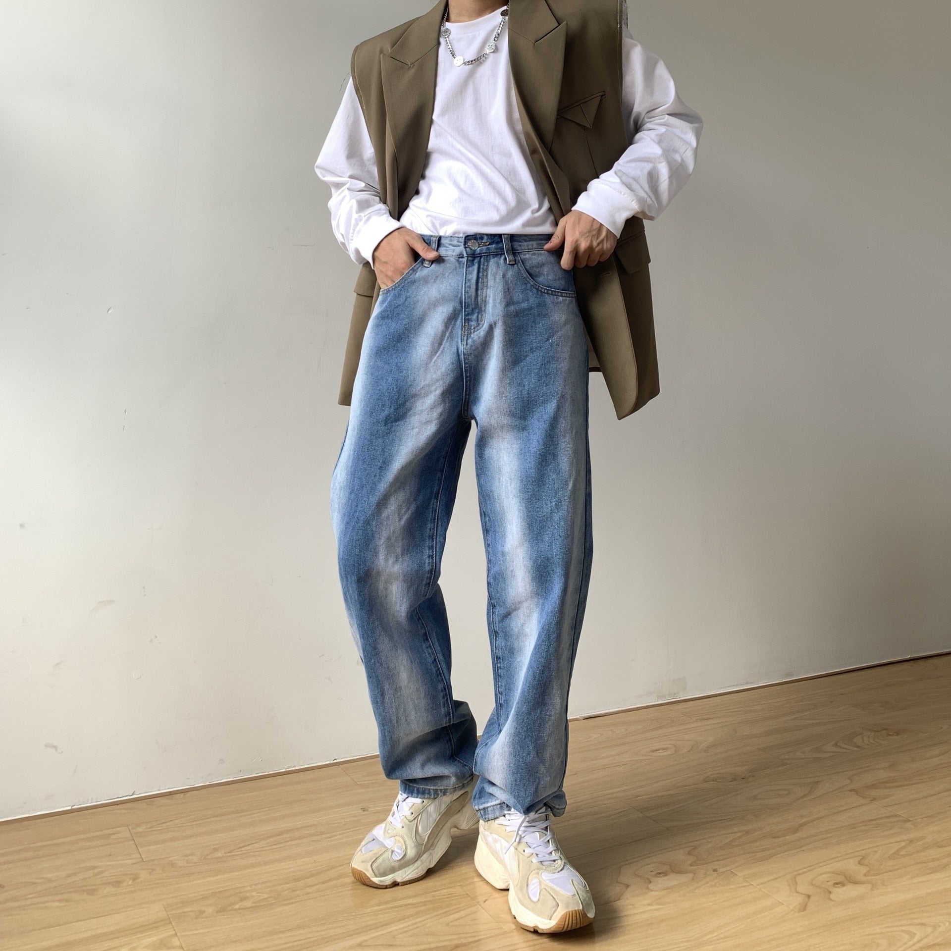 GRADIENT DENIM PANTS - INTOHYPEZONE