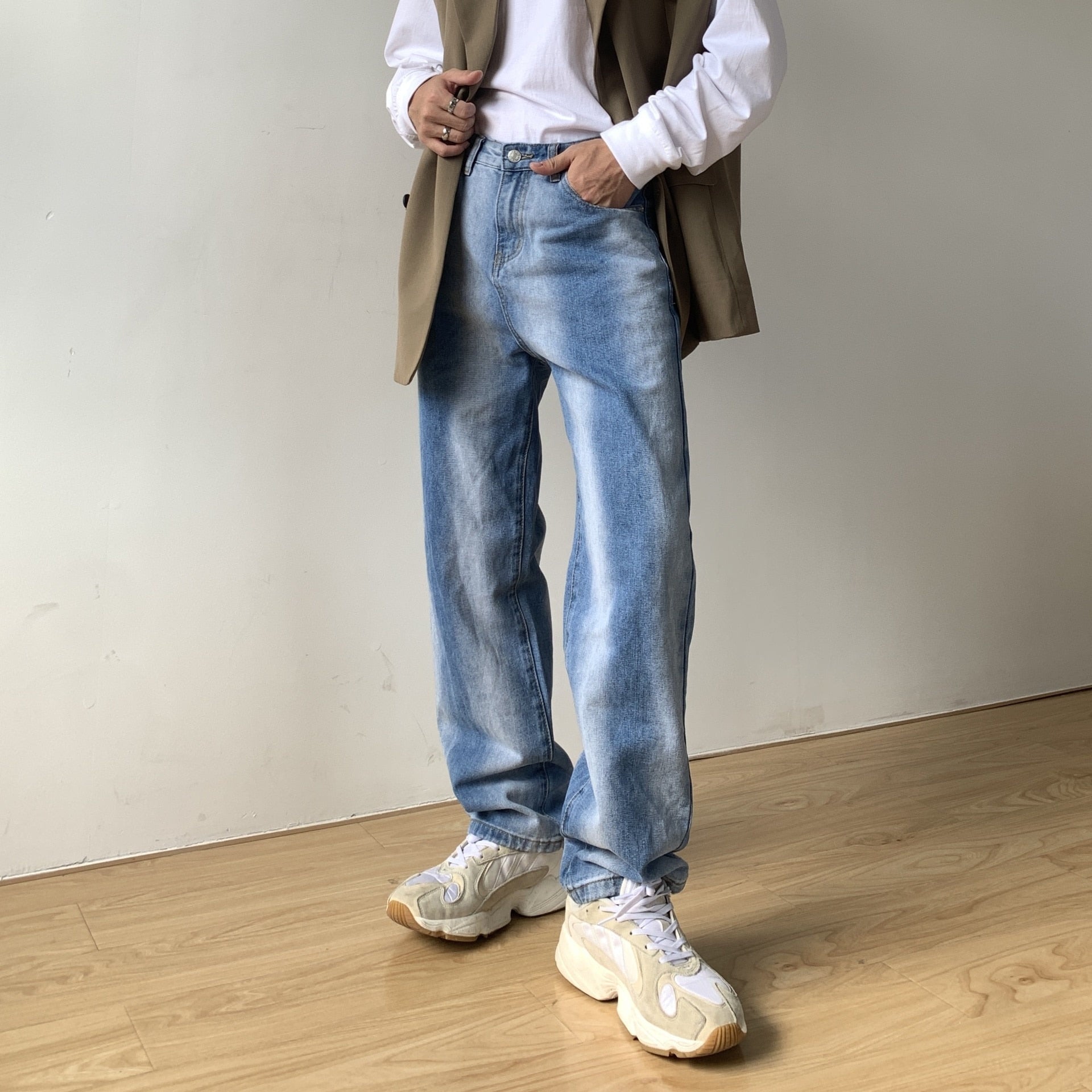 GRADIENT DENIM PANTS - INTOHYPEZONE