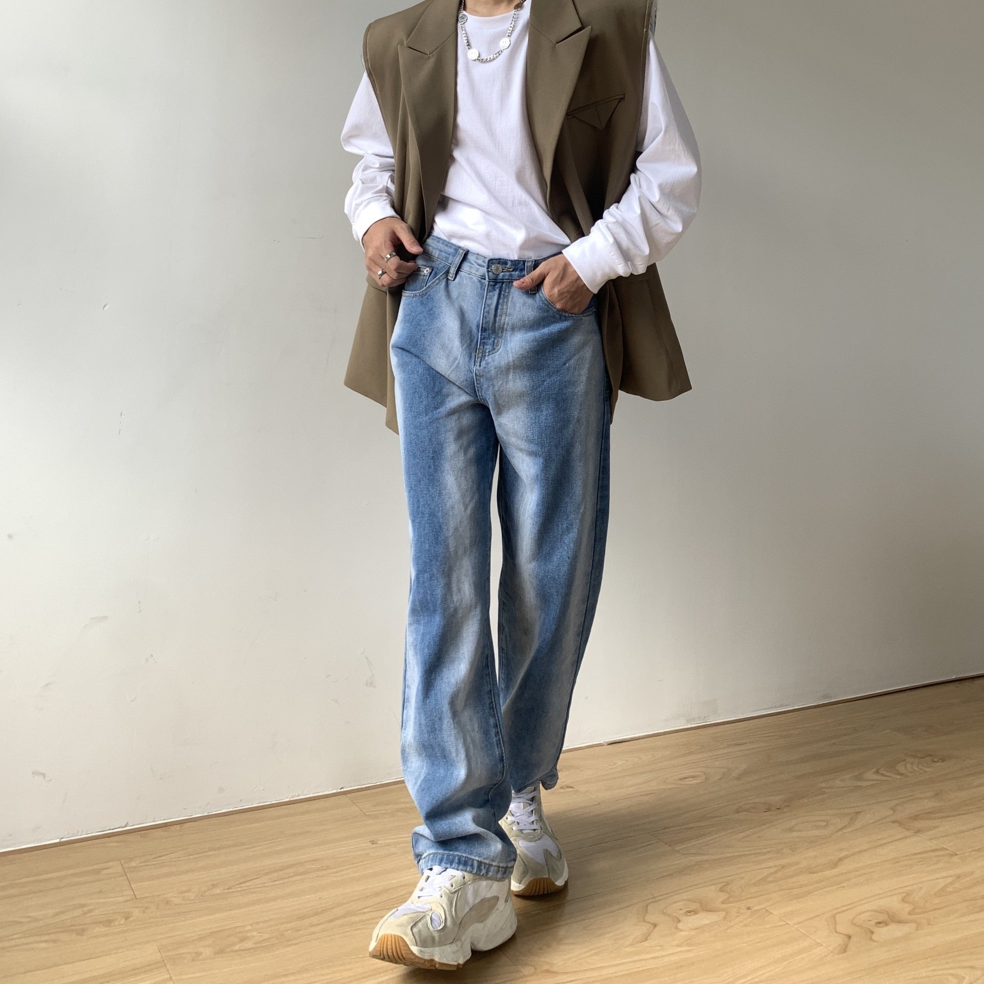 GRADIENT DENIM PANTS - INTOHYPEZONE