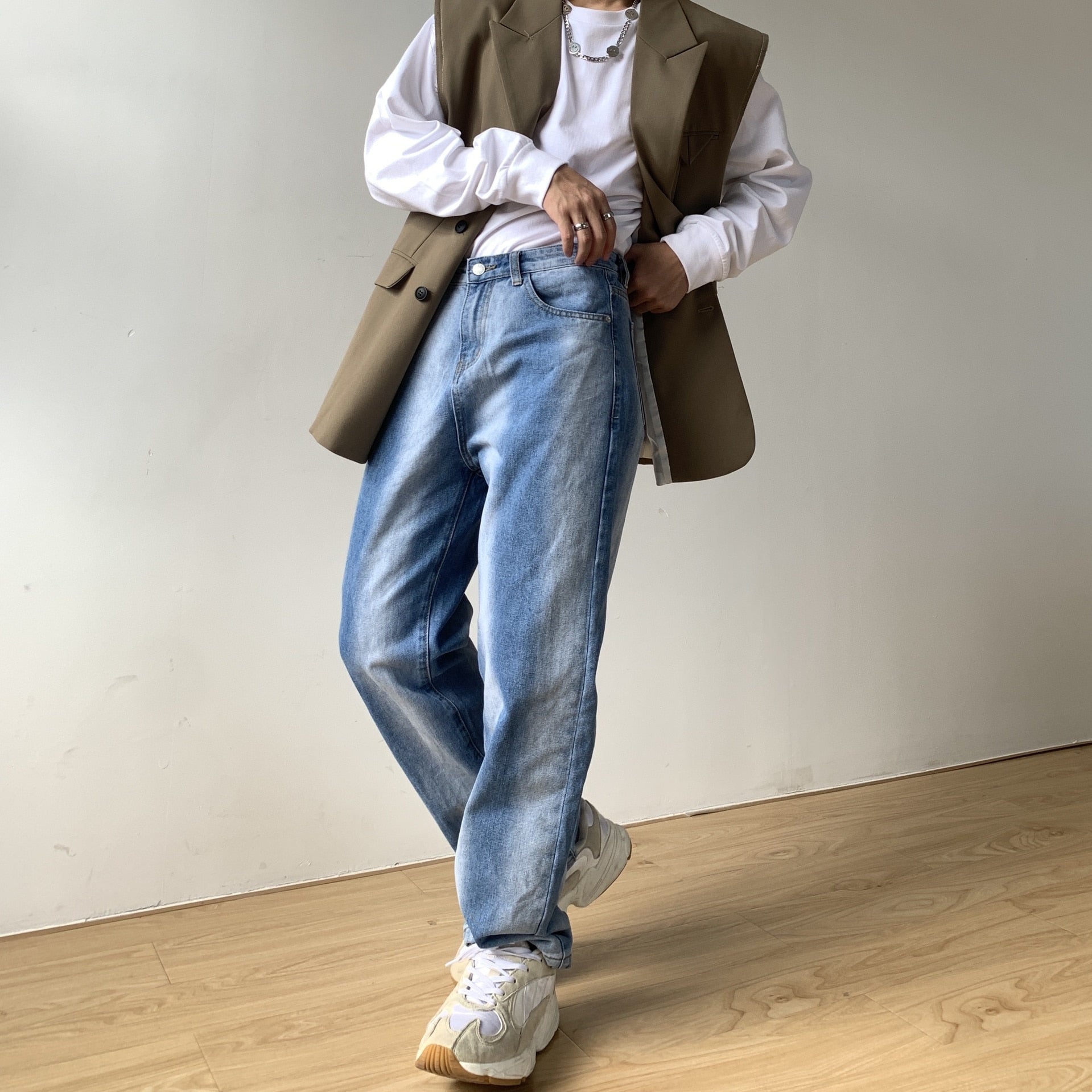 GRADIENT DENIM PANTS - INTOHYPEZONE