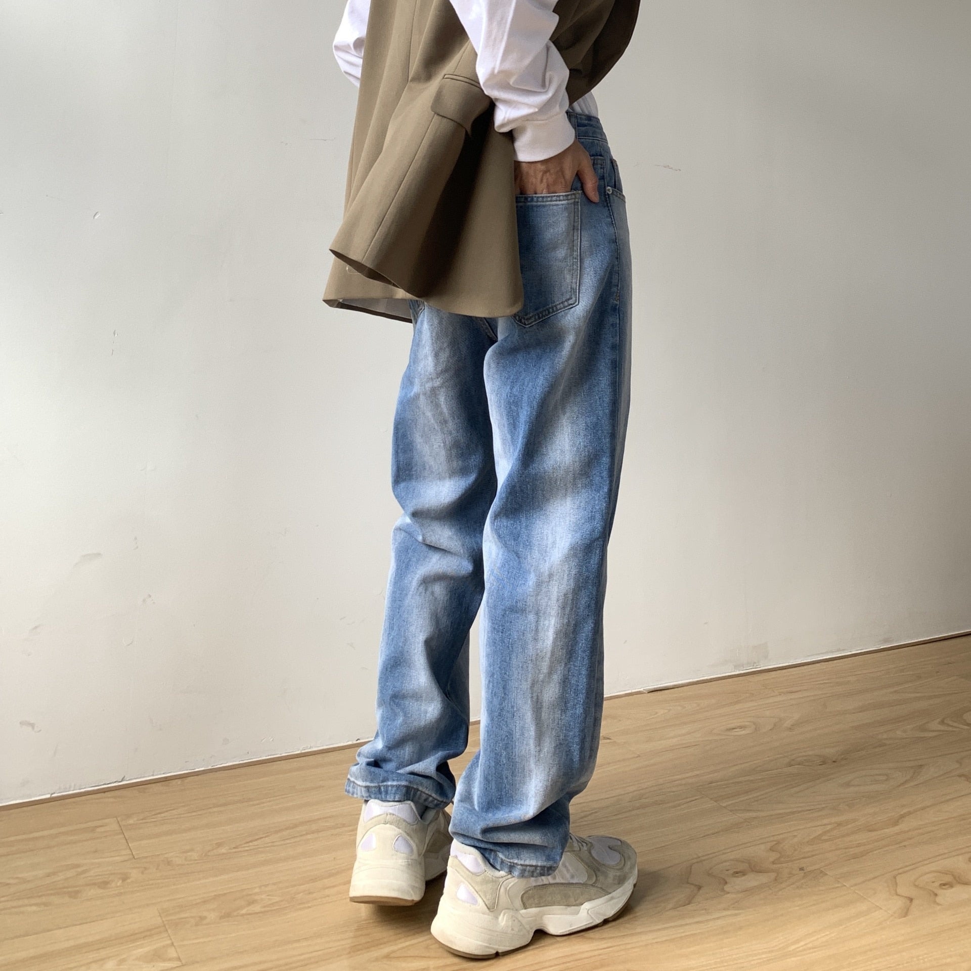 GRADIENT DENIM PANTS - INTOHYPEZONE