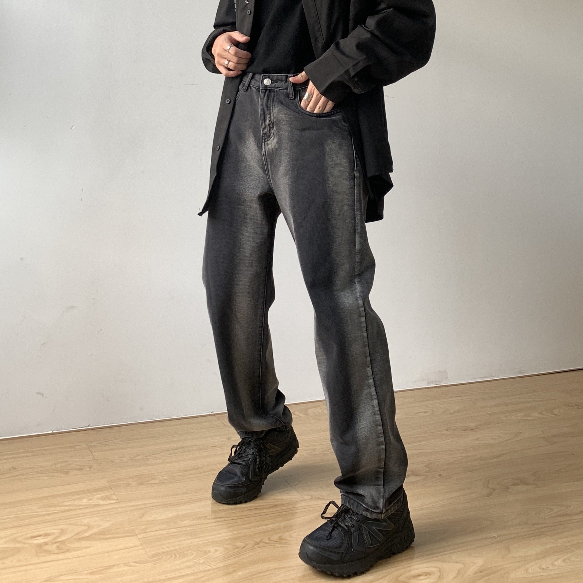 GRADIENT DENIM PANTS - INTOHYPEZONE