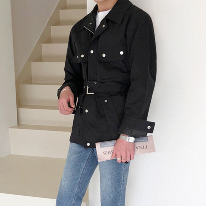 BELTED SINGLE BREASTED TRENCH COAT - INTOHYPEZONE