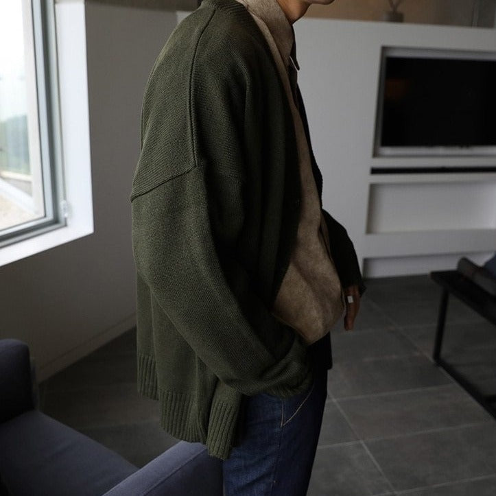 OVERSIZE KNITTED CARDIGAN - INTOHYPEZONE