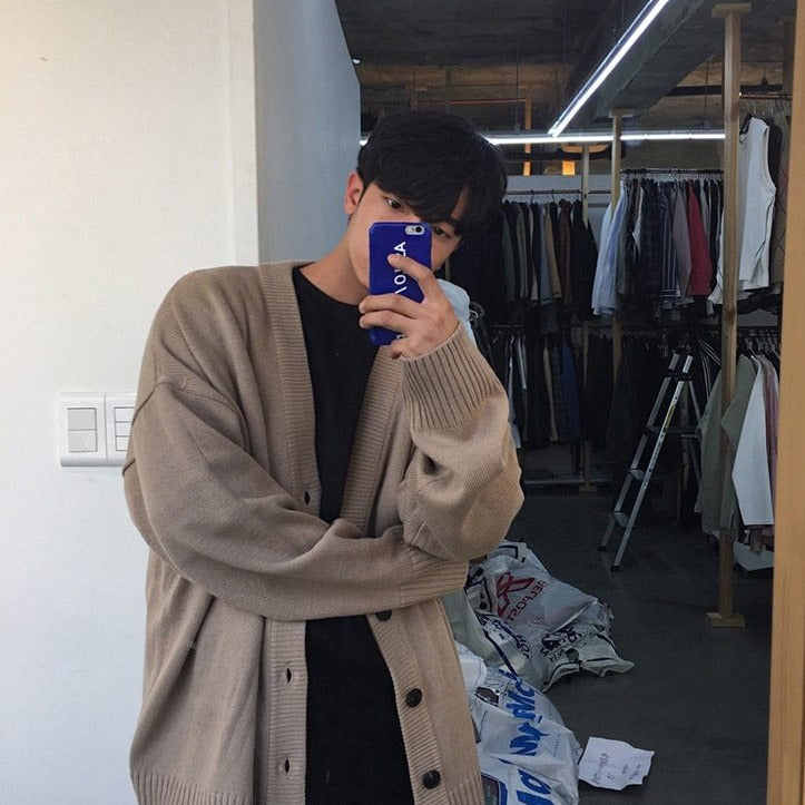 OVERSIZE KNITTED CARDIGAN - INTOHYPEZONE