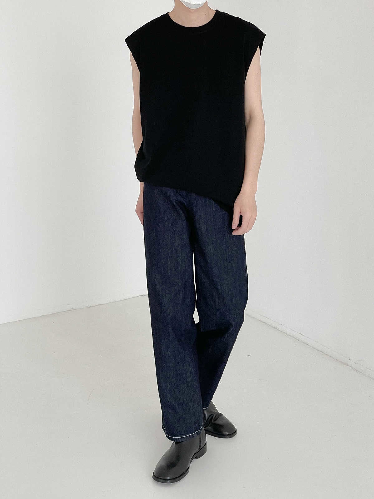CASUAL NAVY BLUE JEANS - INTOHYPEZONE
