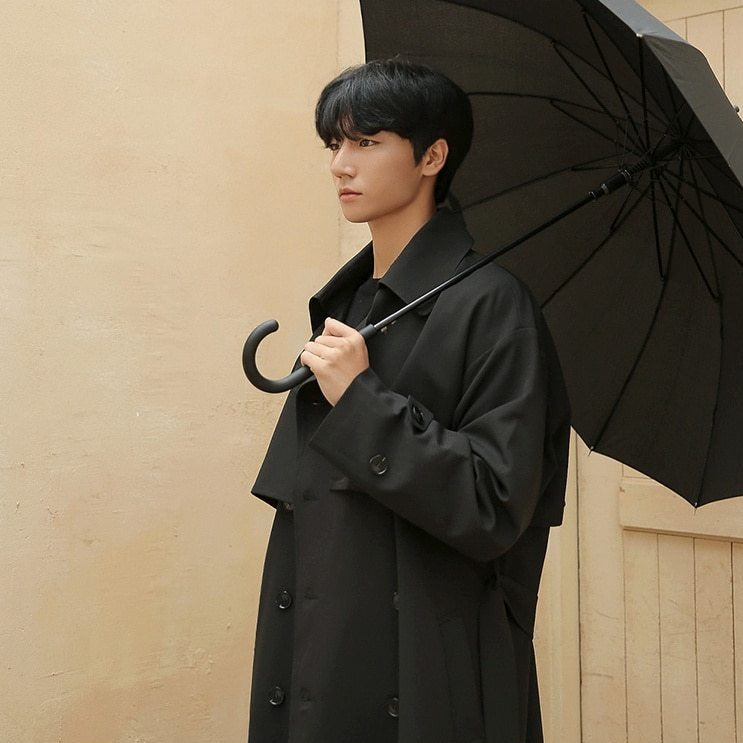 DOUBLE BREASTED TRENCH COAT - INTOHYPEZONE