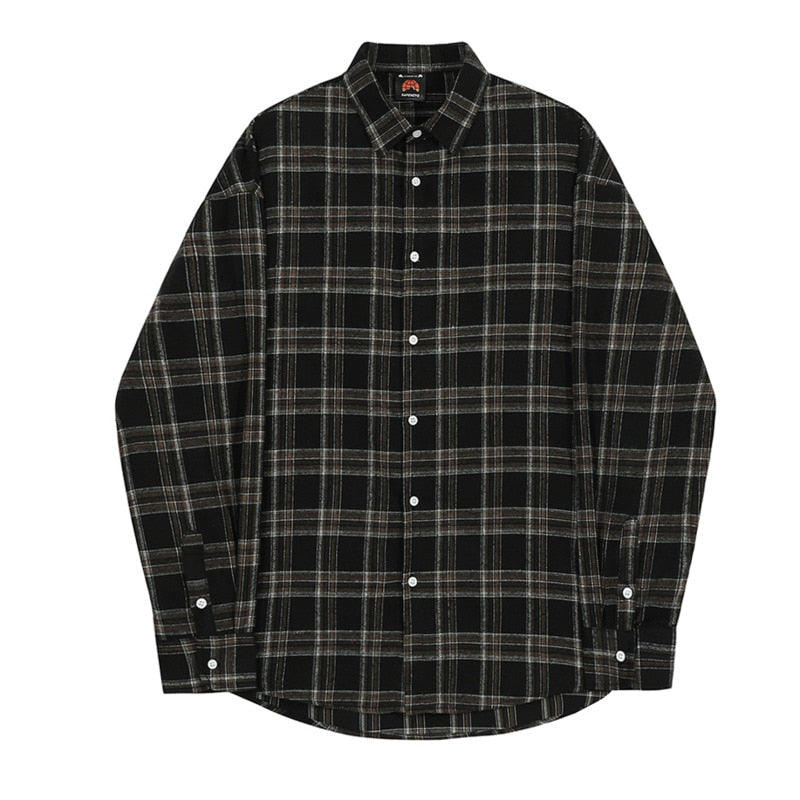 PLAID BUTTON UP SHIRT - INTOHYPEZONE