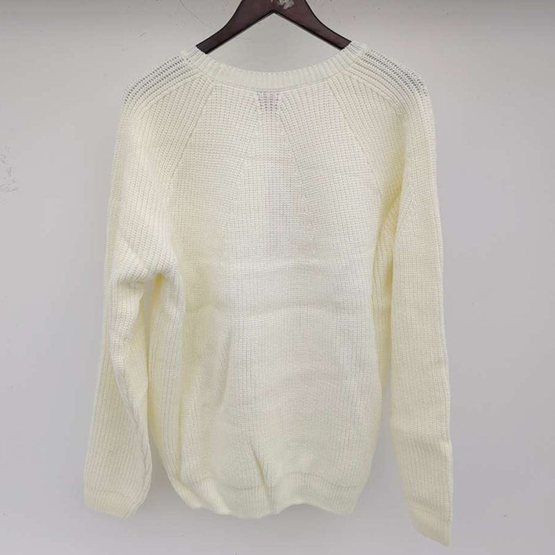 KNITTED ROUND NECK SWEATER - INTOHYPEZONE
