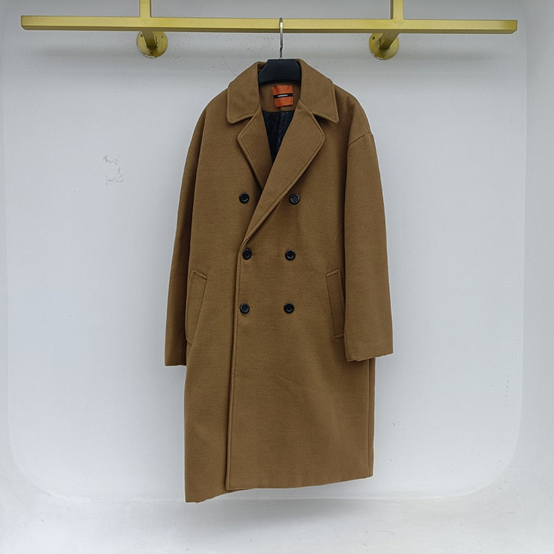 WOOLEN WINTER TRENCH COAT - INTOHYPEZONE