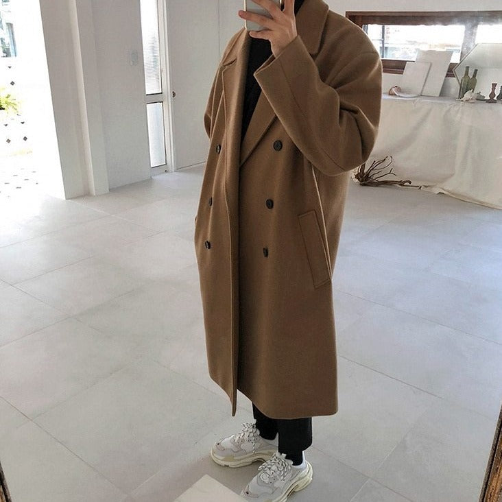 WOOLEN WINTER TRENCH COAT - INTOHYPEZONE