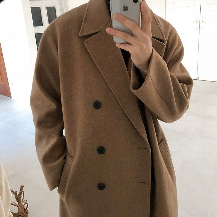 WOOLEN WINTER TRENCH COAT - INTOHYPEZONE