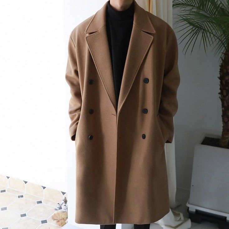 WOOLEN WINTER TRENCH COAT - INTOHYPEZONE