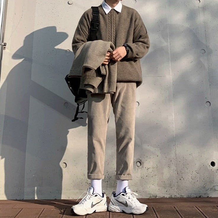 CABLE KNIT SWEATER - INTOHYPEZONE