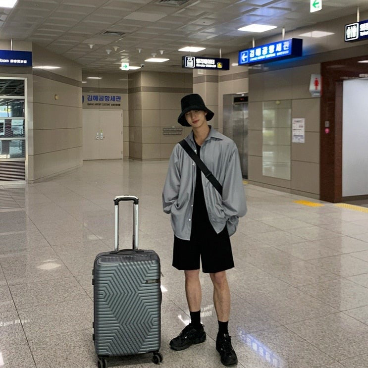 OVERSIZE STRIPED SHIRT - INTOHYPEZONE