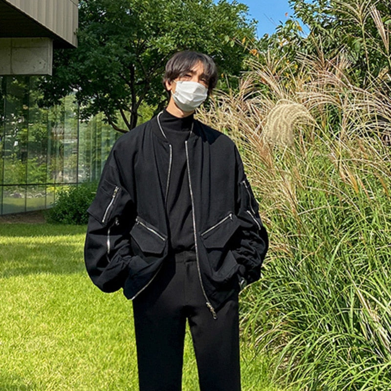 MULTIPOCKET BOMBER JACKET - INTOHYPEZONE