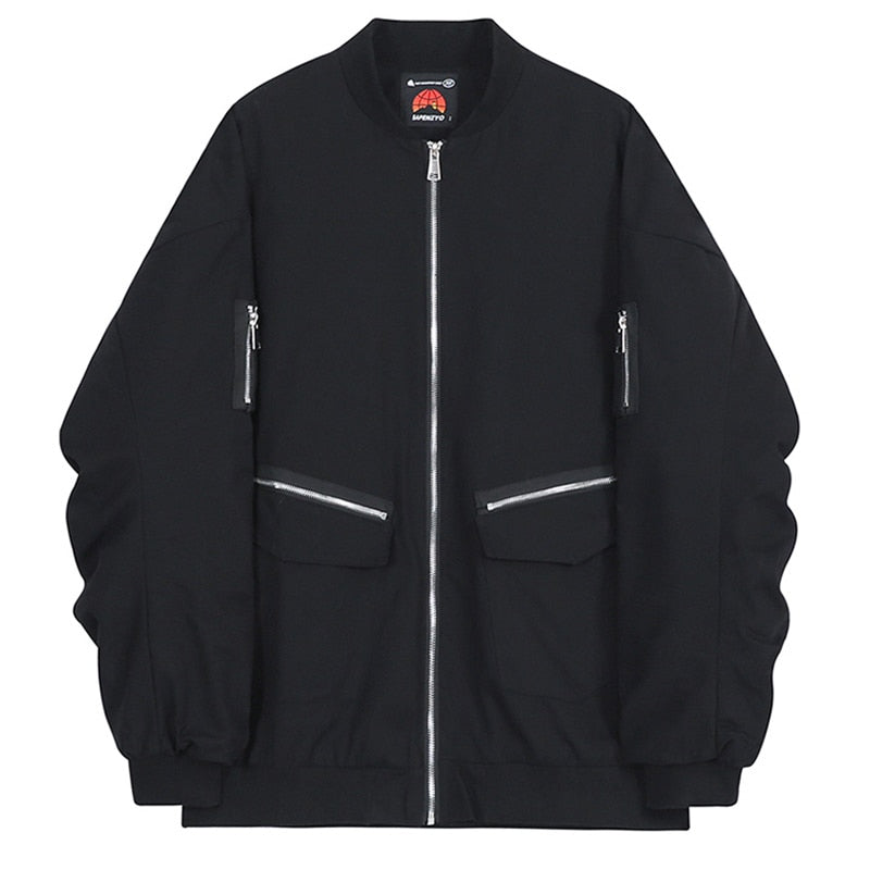 MULTIPOCKET BOMBER JACKET - INTOHYPEZONE