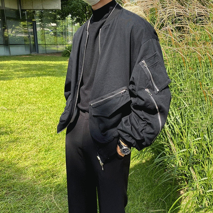 MULTIPOCKET BOMBER JACKET - INTOHYPEZONE