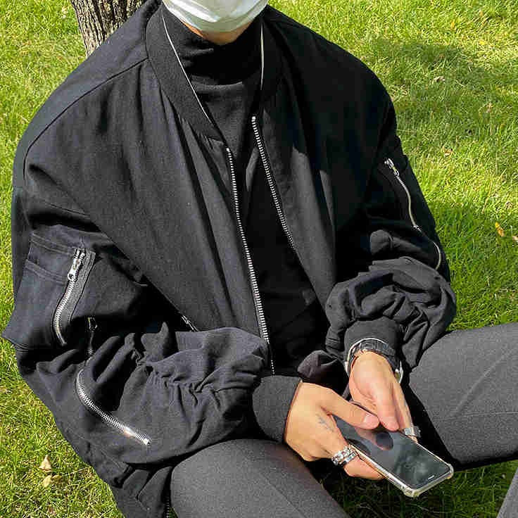 MULTIPOCKET BOMBER JACKET - INTOHYPEZONE
