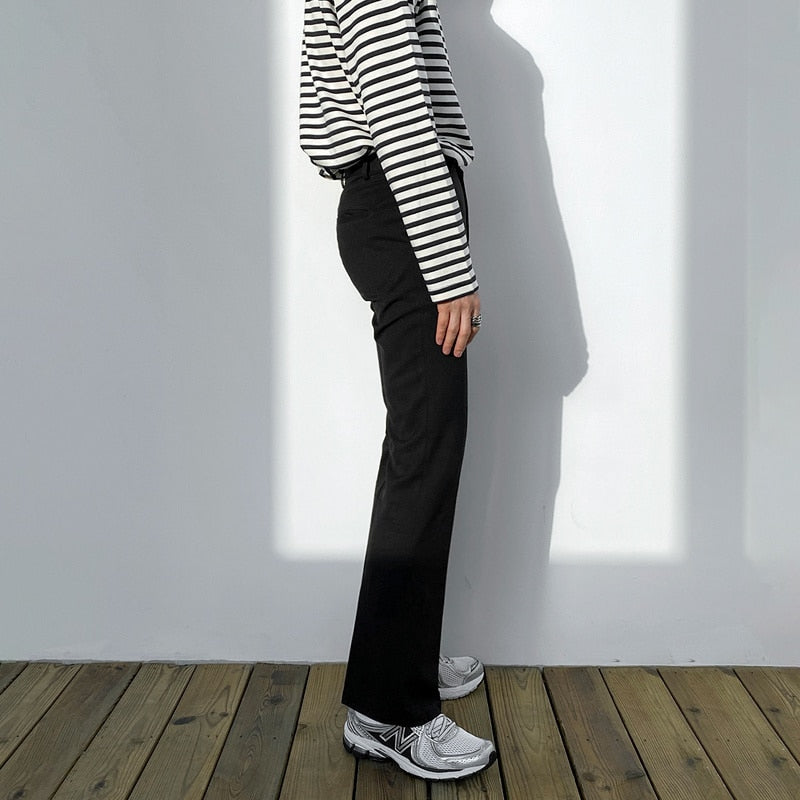 MINI FLARE SUIT PANTS - INTOHYPEZONE