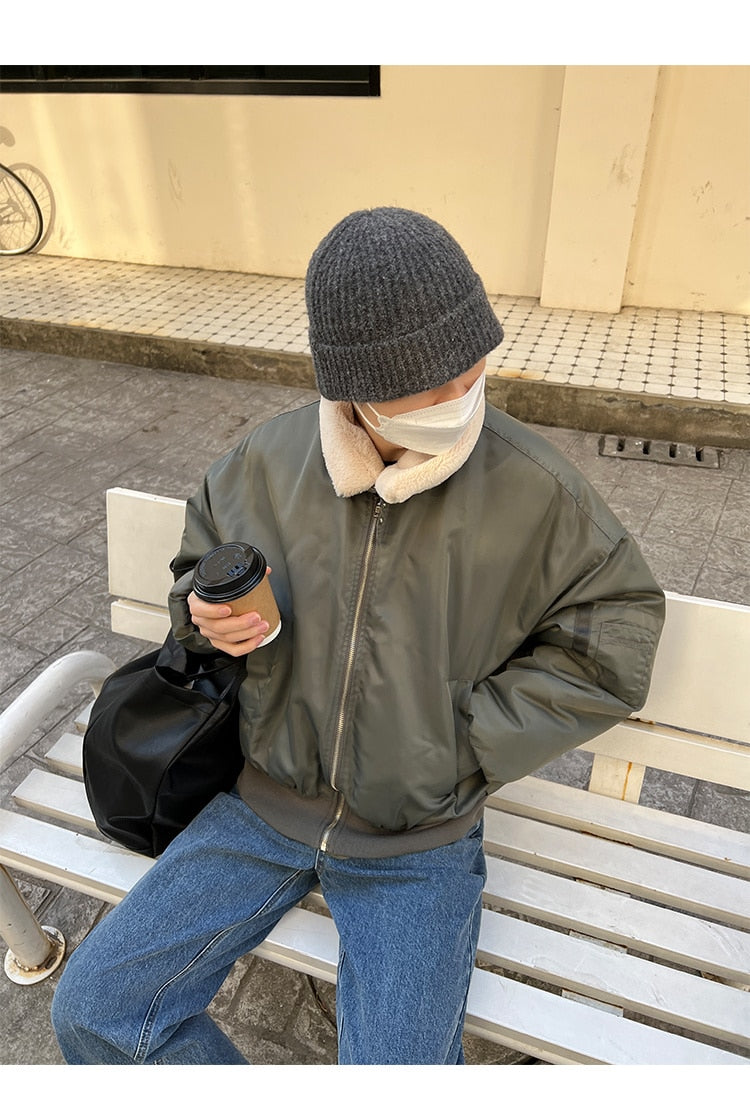 ZIP-UP BOMBER JACKET - INTOHYPEZONE