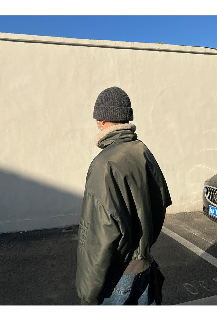 ZIP-UP BOMBER JACKET - INTOHYPEZONE