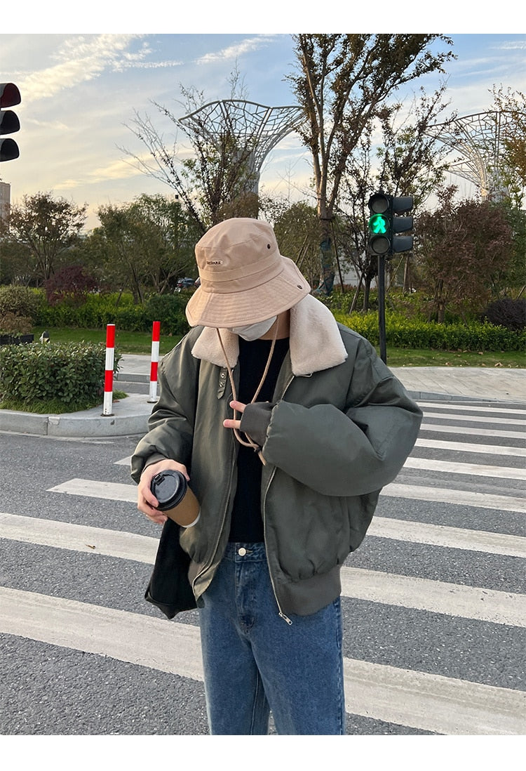 ZIP-UP BOMBER JACKET - INTOHYPEZONE