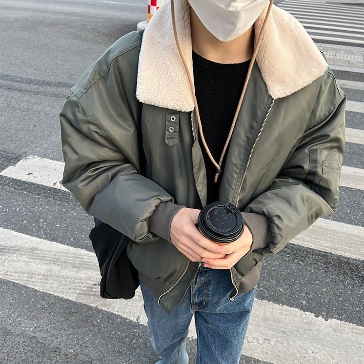 ZIP-UP BOMBER JACKET - INTOHYPEZONE