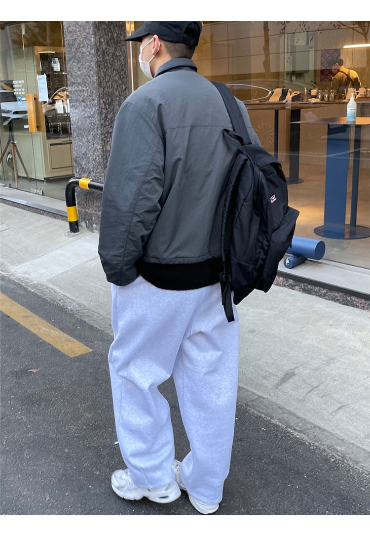 DRAWSTRING ZIP-UP WINDBREAKER - INTOHYPEZONE