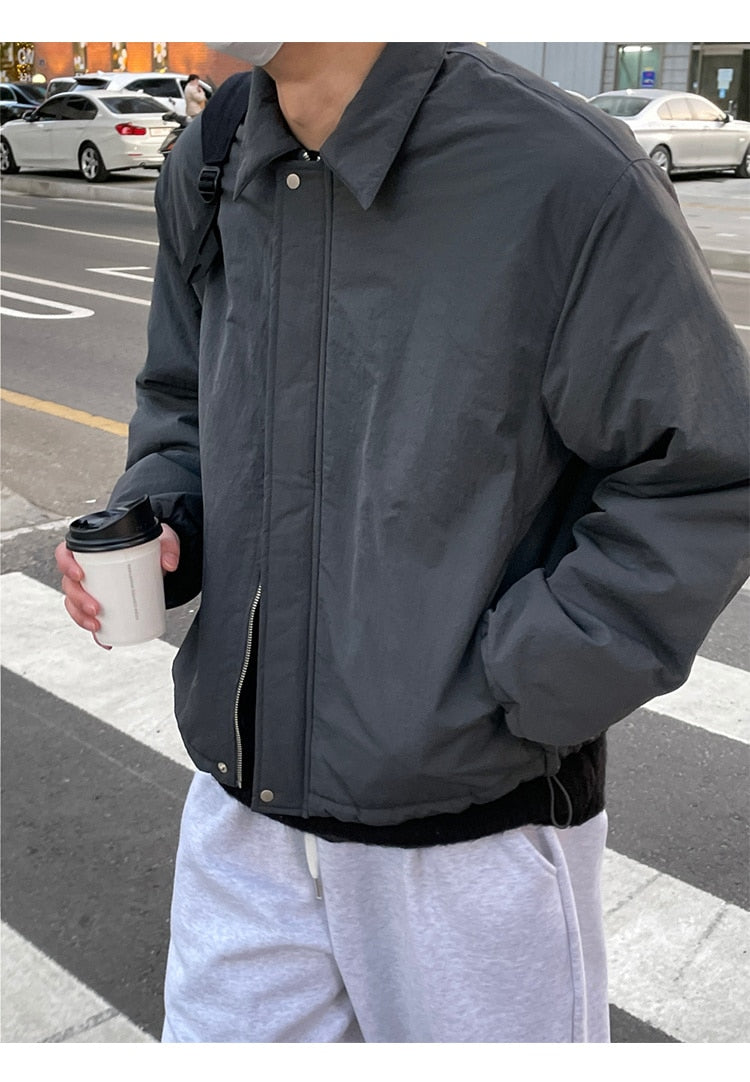 DRAWSTRING ZIP-UP WINDBREAKER - INTOHYPEZONE