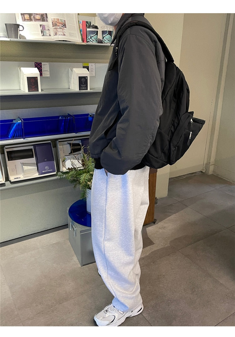 DRAWSTRING ZIP-UP WINDBREAKER - INTOHYPEZONE
