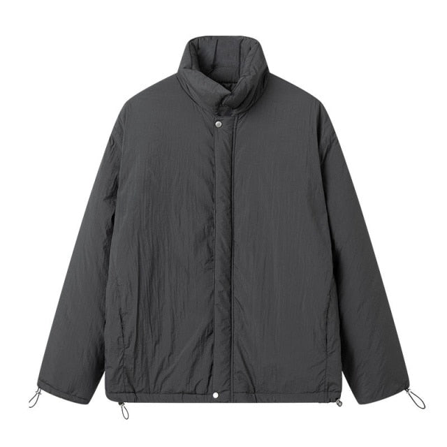 DRAWSTRING ZIP-UP WINDBREAKER - INTOHYPEZONE