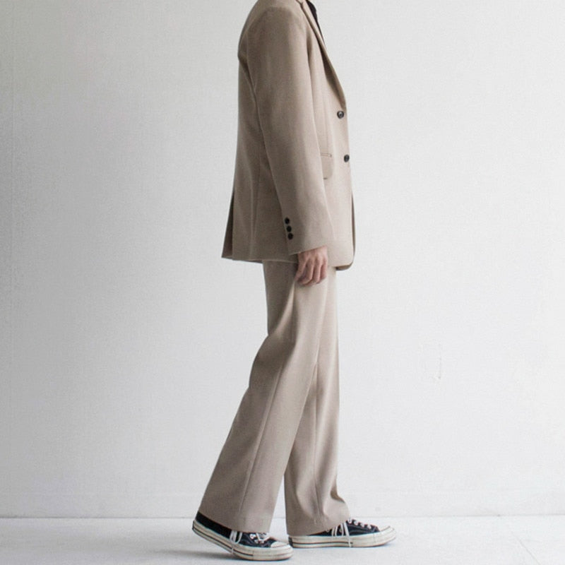 CASUAL SUIT TWO PIECE SET - INTOHYPEZONE
