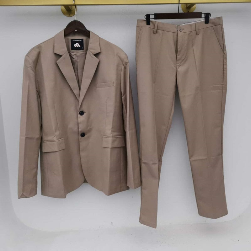 CASUAL SUIT TWO PIECE SET - INTOHYPEZONE