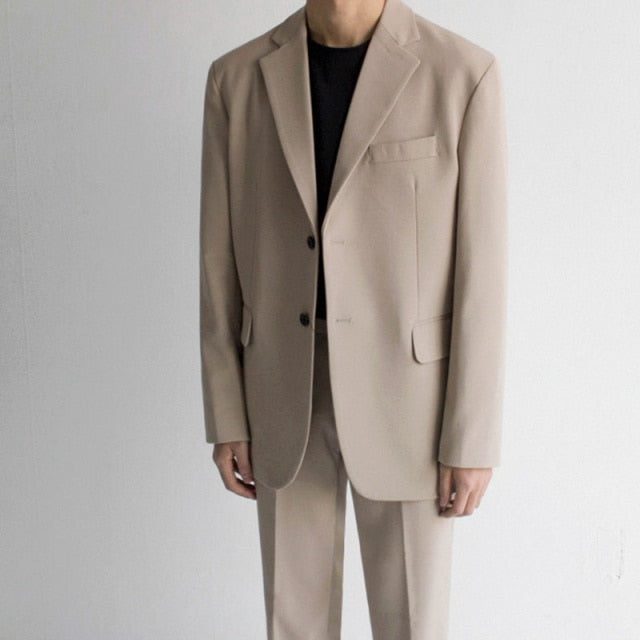 CASUAL SUIT TWO PIECE SET - INTOHYPEZONE