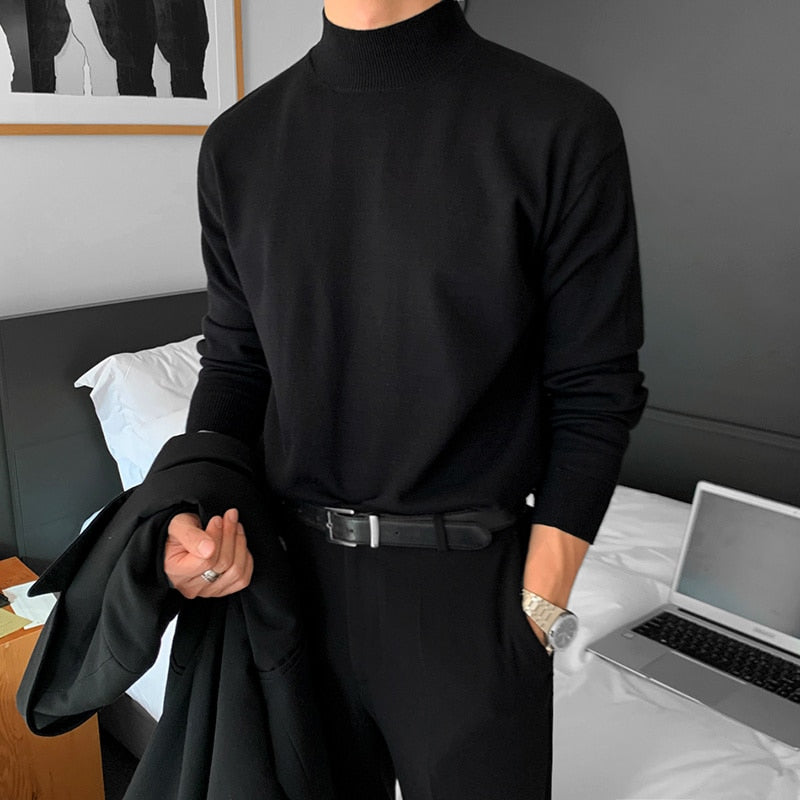 TURTLENECK KNIT PULLOVER - INTOHYPEZONE
