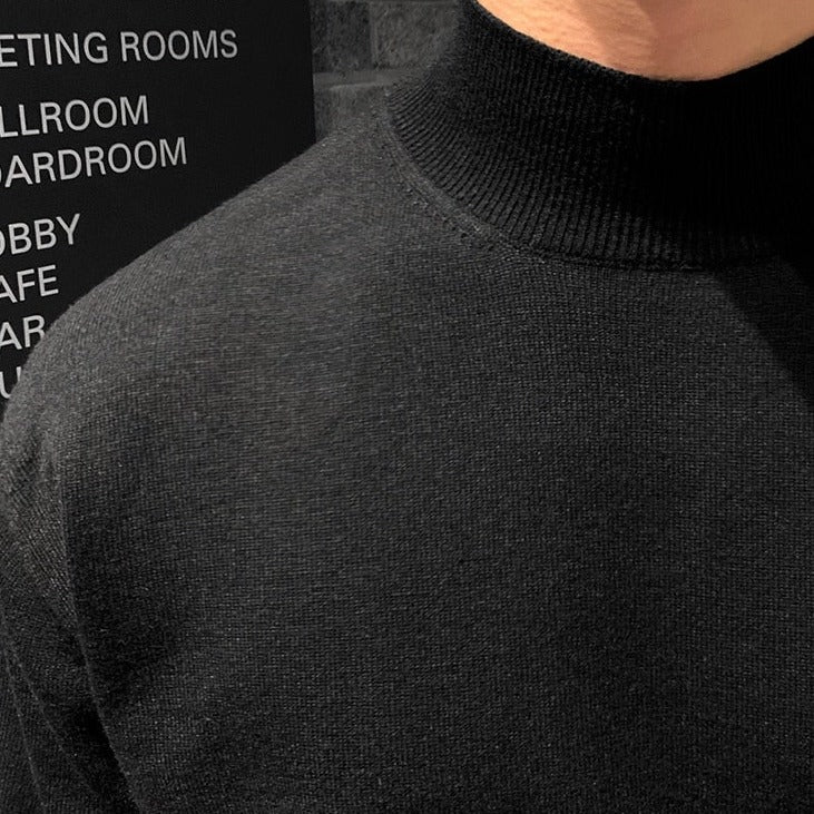 TURTLENECK KNIT PULLOVER - INTOHYPEZONE