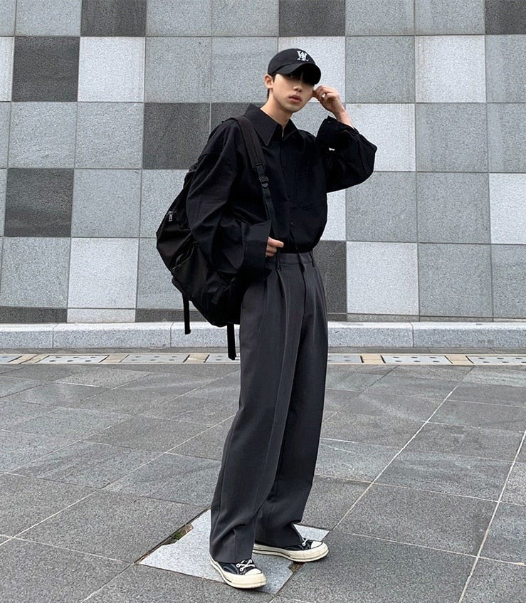 WIDE SUIT PANTS - INTOHYPEZONE