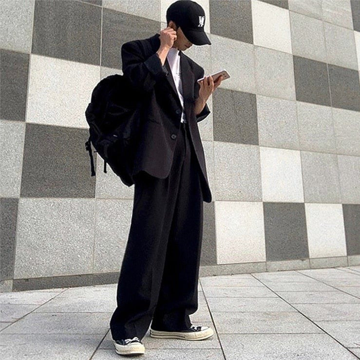 WIDE SUIT PANTS - INTOHYPEZONE