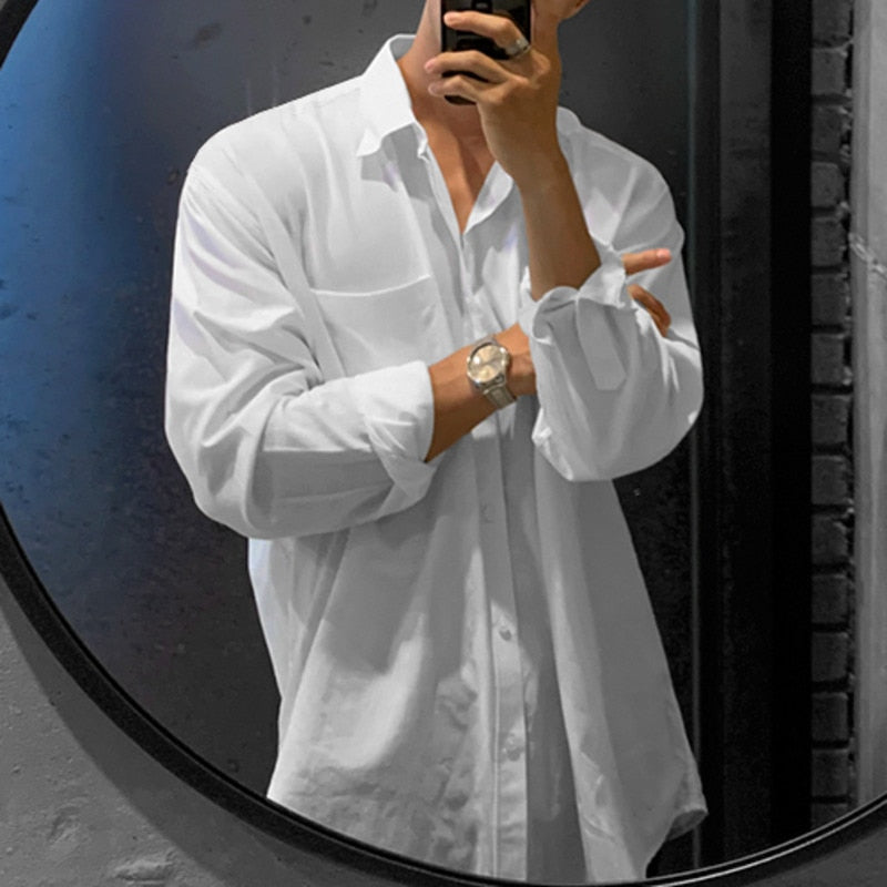 CLASSIC BUTTON UP SHIRT - INTOHYPEZONE