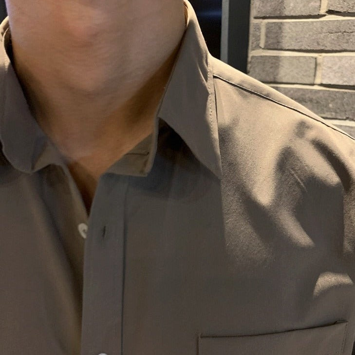 CLASSIC BUTTON UP SHIRT - INTOHYPEZONE