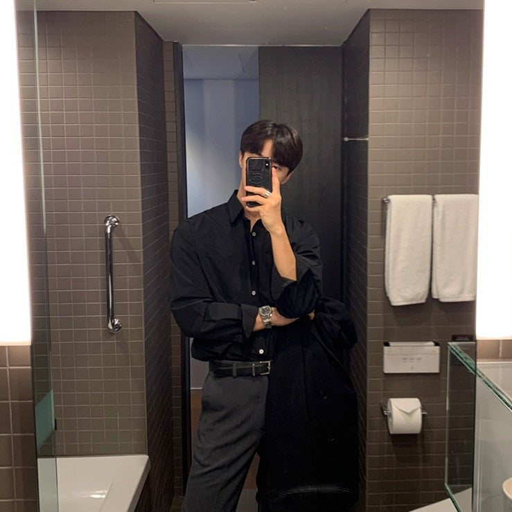 CLASSIC BUTTON UP SHIRT - INTOHYPEZONE