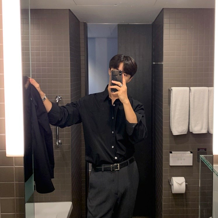 CLASSIC BUTTON UP SHIRT - INTOHYPEZONE