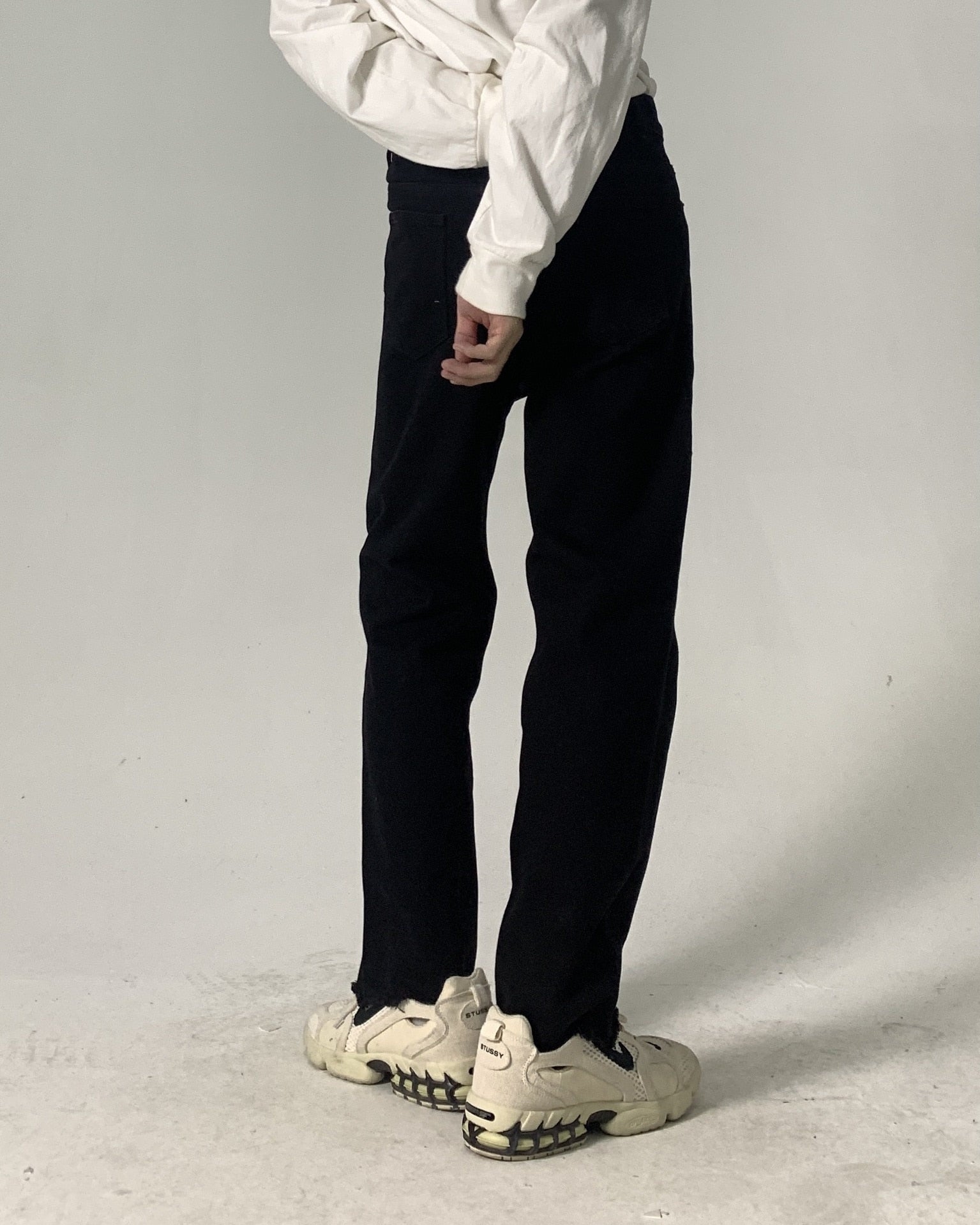 WASHED STRAIGHT CUT DENIM - INTOHYPEZONE