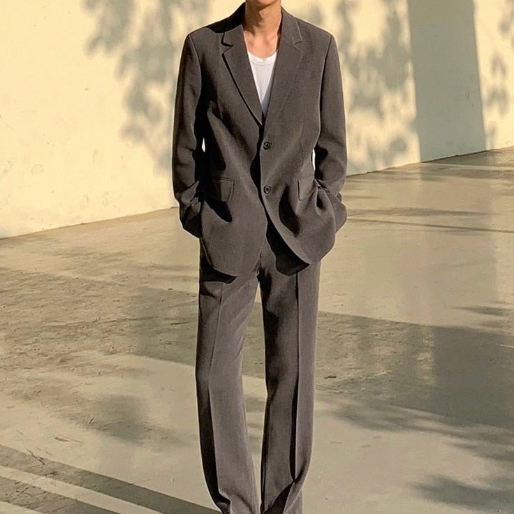 CASUAL SUIT TWO PIECE SET - INTOHYPEZONE