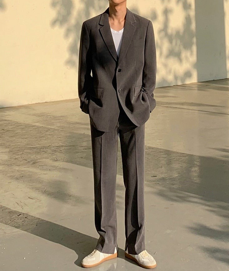 CASUAL SUIT TWO PIECE SET - INTOHYPEZONE