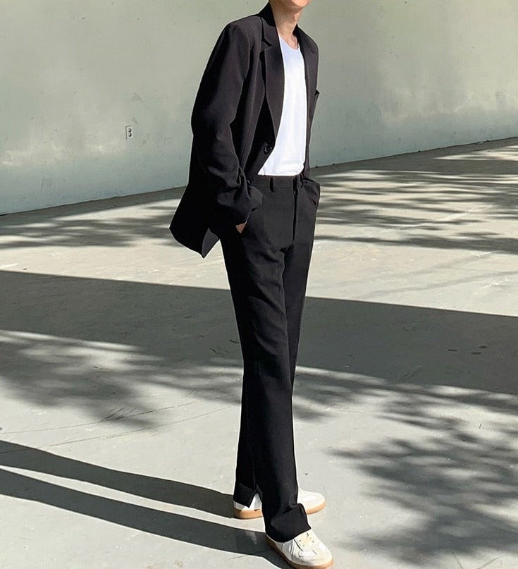 CASUAL SUIT TWO PIECE SET - INTOHYPEZONE