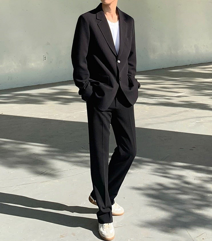 CASUAL SUIT TWO PIECE SET - INTOHYPEZONE