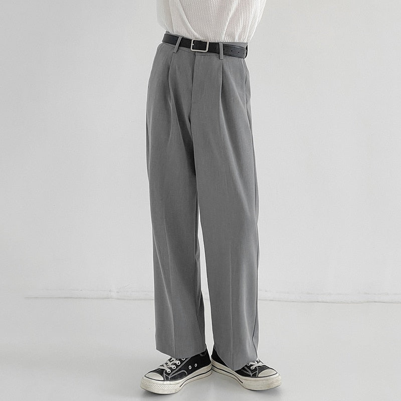 LOOSE CASUAL SUIT PANTS - INTOHYPEZONE